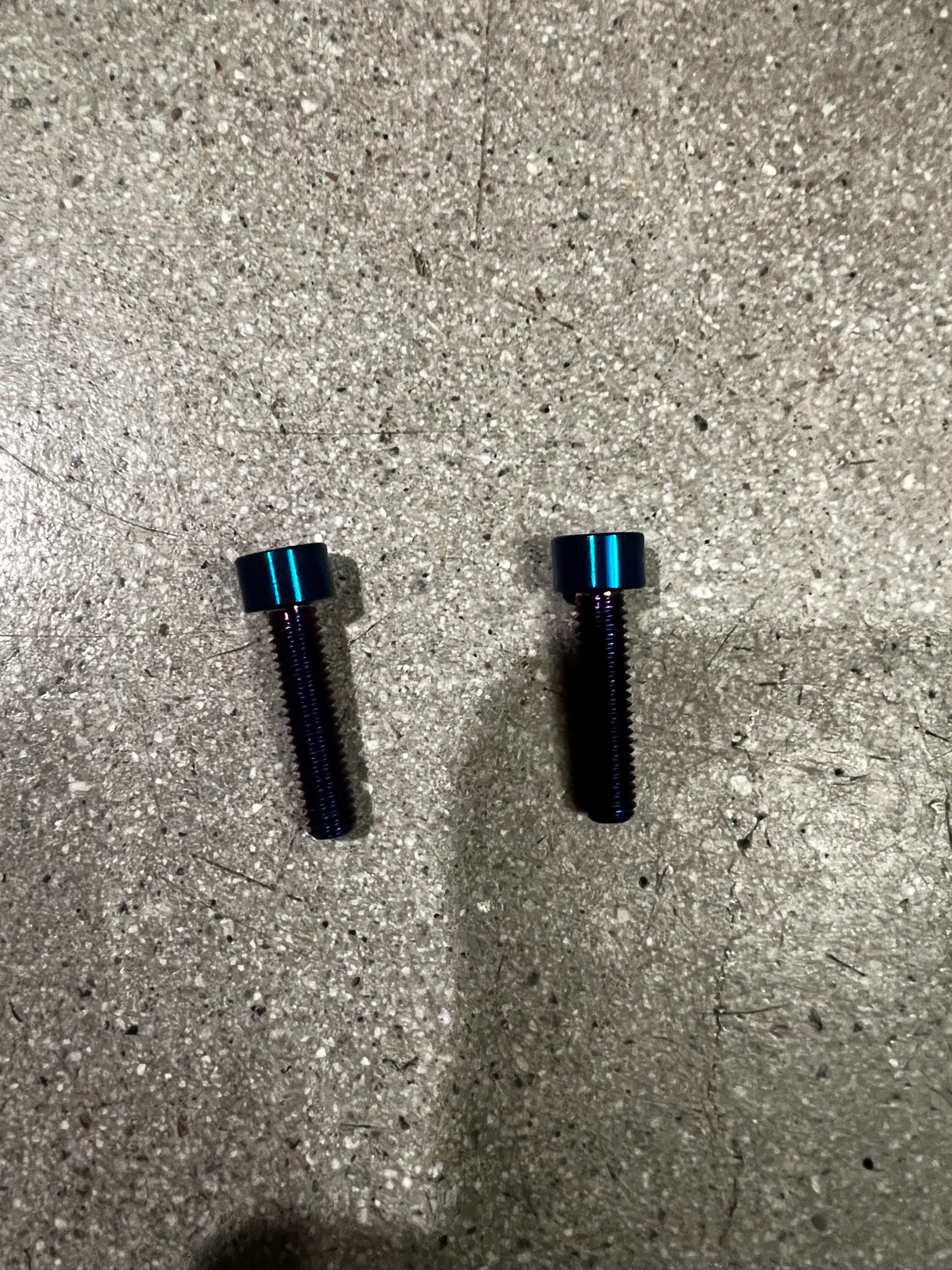Caliper mounting Titanium Bolts