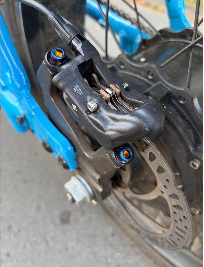 Caliper mounting Titanium Bolts